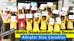 ATATÜRK ORTAOKULU ÖĞRENCİLERİNDEN ÖRNEK DAVRANIŞ