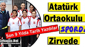 ATATÜRK ORTAOKULU SPORDA ZİRVEDE