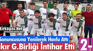 BAKIR G.B. LİG SONUNCUSUNA YENİLEREK HAVLU ATTI...