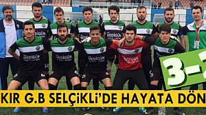 BAKIR G.B SPOR SELÇİKLİ’DE HAYATA DÖNDÜ 3-2