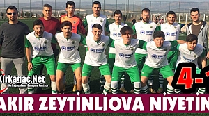 BAKIR G.BİRLİĞİSPOR ZEYTİNLİOVA NİYETİNE 4-1