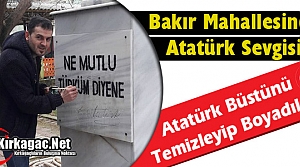 BAKIR MAHALLESİNDE ATATÜRK SEVGİSİ