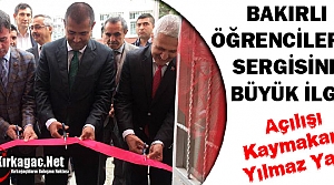 BAKIRLI ÖĞRENCİLERİN SERGİSİ BÜYÜK İLGİ...