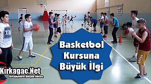 BASKETBOL KURSU BÜYÜK İLGİ GÖRÜYOR