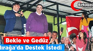 BEKLE ve GEDÜZ HIDIRAĞA MAHALLESİNDE