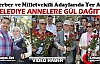 BELEDİYE ANNELERE GÜL DAĞITTI