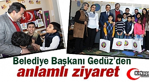 BELEDİYE BAŞKANI GEDÜZ’DEN ANLAMLI ZİYARET