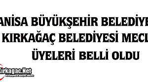 BELEDİYE MECLİS ÜYELERİ BELLİ OLDU