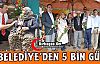 BELEDİYE'DEN ANNELERE 5 BİN GÜL