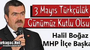 BOĞAZ “3 MAYIS TÜRKÇÜLÜK GÜNÜMÜZ KUTLU OLSUN”