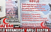 BOĞAZ'DAN “KÖYLÜ VATANDAŞA“ AFİŞLİ DESTEK