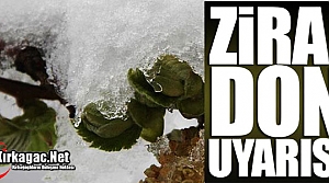 BÖLGEMİZDE ZİRAİ DON UYARISI 