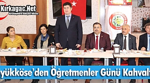 BÜYÜKKÖSE’DEN “ÖĞRETMENLER GÜNÜ” KAHVALTISI