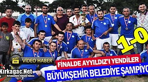 BÜYÜKŞEHİR BELEDİYESPOR ŞAMPİYON 1-0(VİDEO)