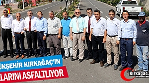 BÜYÜKŞEHİR KIRKAĞAÇ'IN YOLLARINI ASFALTLIYOR