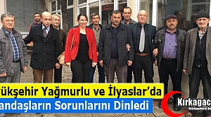 BÜYÜKŞEHİR YAĞMURLU ve İLYASLAR'DA “SORUN“ DİNLEDİ