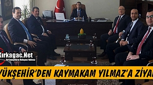 BÜYÜKŞEHİR’DEN KAYMAKAM YILMAZ’A ZİYARET