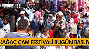 ÇAM FESTİVALİ BUGÜN RESMEN AÇILIYOR