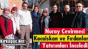 ÇEVİRMECİ KOCAİSKAN ve FIRDANLAR’DA