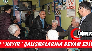 CHP KIRKAĞAÇ'TA “HAYIR“ ÇALIŞMALARINA DEVAM...