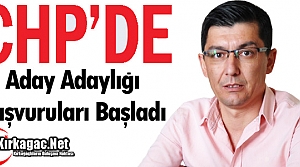 CHP’DE ADAY ADAYLIĞI BAŞVURULARI BAŞLADI