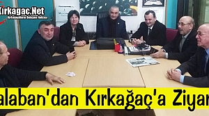 CHP’Lİ BALABAN’DAN KIRKAĞAÇ’A ZİYARET