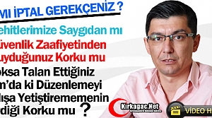 CHP'Lİ İREN’DEN GEDÜZ’E “İPTAL” TEPKİSİ(VİDEO)