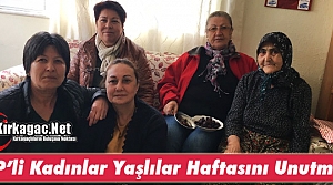 CHP'Lİ KADINLARDAN “YAŞLILAR HAFTASI“ ZİYARETİ