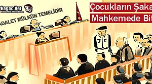 ÇOCUKLARIN ŞAKASI MAHKEMEDE BİTTİ