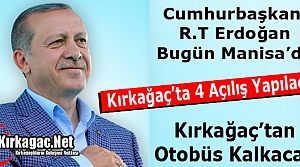 CUMHURBAŞKANI ERDOĞAN BUGÜN MANİSA'DA