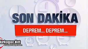 DEPREM İLE UYANDIK...