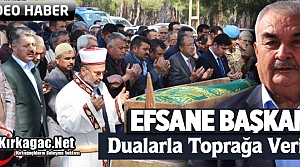 EFSANE BAŞKAN DUALARLA TOPRAĞA VERİLDİ(VİDEO)