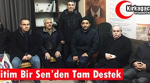 EĞİTİM BİR-SEN'DEN TAM DESTEK