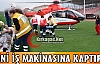 ELİNİ İŞ MAKİNASINA KAPTIRDI