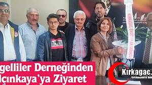 ENGELLİLER DERNEĞİNDEN YALÇINKAYA’YA ZİYARET