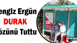 ERGÜN “DURAK“ SÖZÜNÜ TUTTU