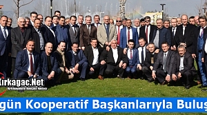 ERGÜN KOOPERATİF BAŞKANLARIYLA BULUŞTU 