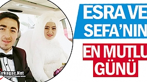 ESRA ve SEFA HAYATLARINI BİRLEŞTİRDİ