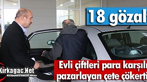 EVLİ ÇİFTLERİ PAZARLAYAN ÇETE ÇÖKERTİLDİ...