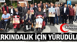 FARKINDALIK İÇİN YÜRÜDÜLER