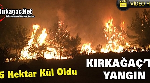 FLAŞ HABER.. KIRKAĞAÇ'TA ORMAN YANGINI