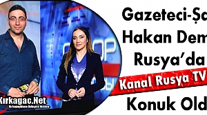GAZETECi-ŞAİR HAKAN DEMİR KANAL RUSYA TV'YE KONUK...