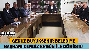 GEDÜZ, CENGİZ ERGÜN İLE GÖRÜŞTÜ