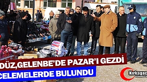 GEDÜZ GELENBE'DE PAZAR'I GEZDİ