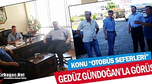 GEDÜZ, GÜNDOĞAN’LA “OTOBÜS SEFERLERİNİ”...