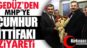 GEDÜZ’DEN MHP’YE “İTTİFAK” ZİYARETİ