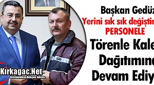 GEDÜZ'DEN “TÖRENLE“ KALEM DAĞITIMI DEVAM EDİYOR