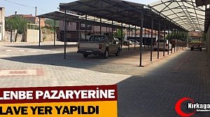 GELENBE PAZARYERİNE İLAVE YER YAPILDI