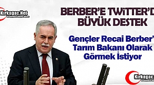 GENÇLERDEN BERBER'E “BAKANLIK“ DESTEĞİ