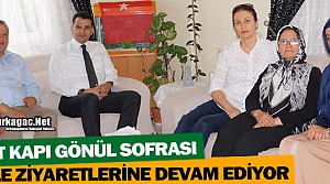 GÖNÜL SOFRASI AİLE ZİYARETLERİNE DEVAM EDİYOR